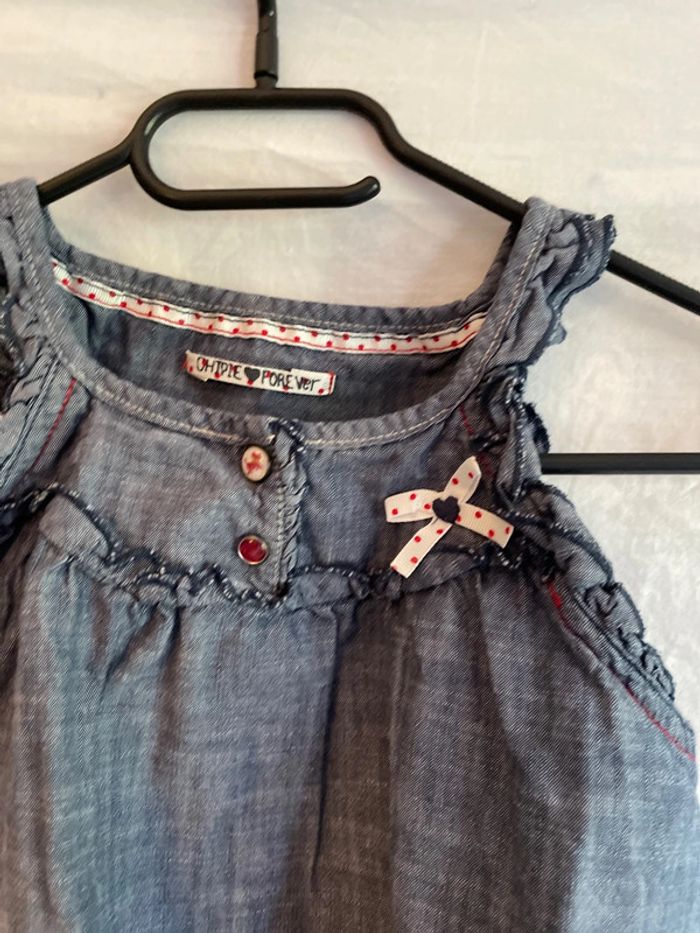 Haut en jeans 6 ans chipie - photo numéro 2