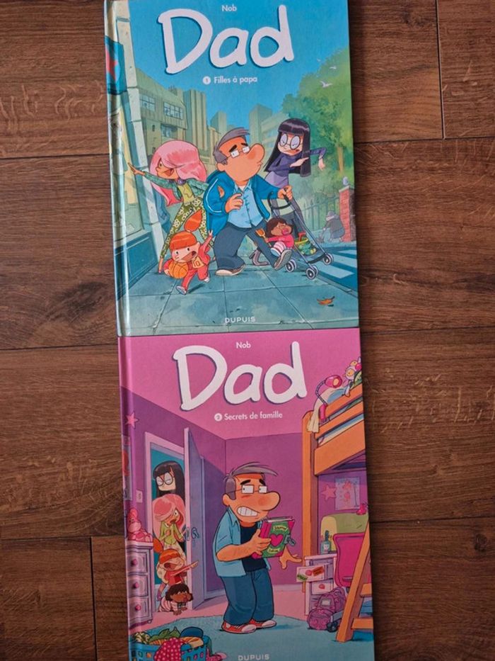 Lot de 2 bandes dessinées Dad