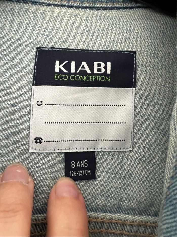Veste en jean fille 8 ans Kiabi neuve - photo numéro 3