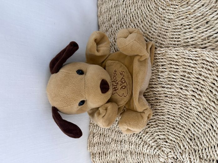 Histoire d ours Doudou Marionnette Chien beige marron - photo numéro 3