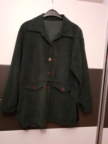 Chemise femme verte TU