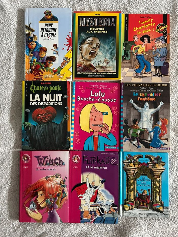 Lot 9 livres