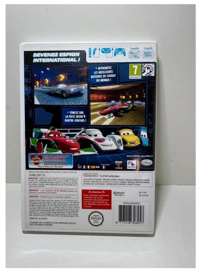 Cars 2 Nintendo Wii c - photo numéro 2