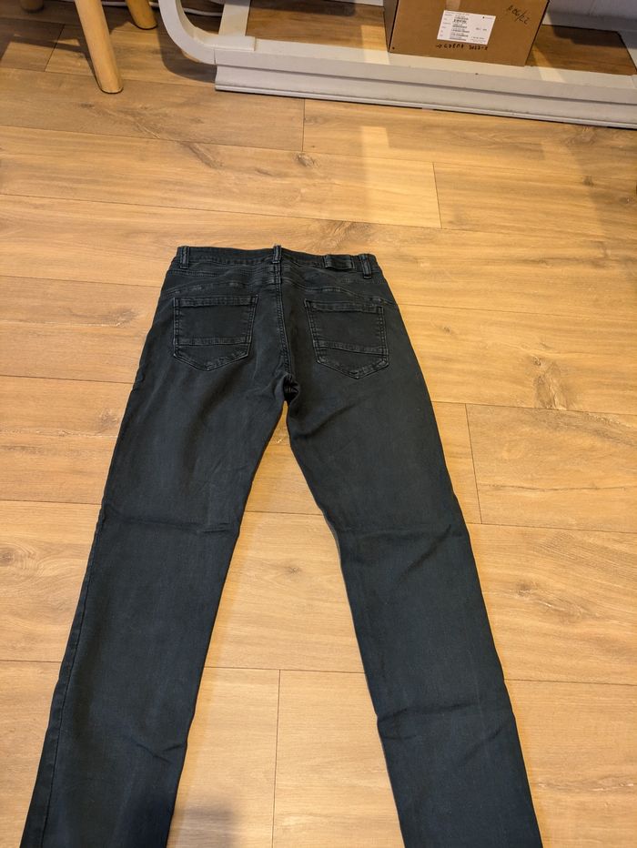 Jean Bleu canard gris L - photo numéro 3