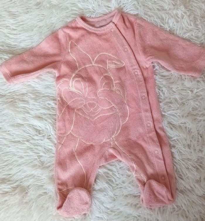 Pyjama velours 3mois Disney 🌼🩷