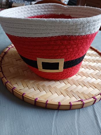 Panier père Noël 17x25