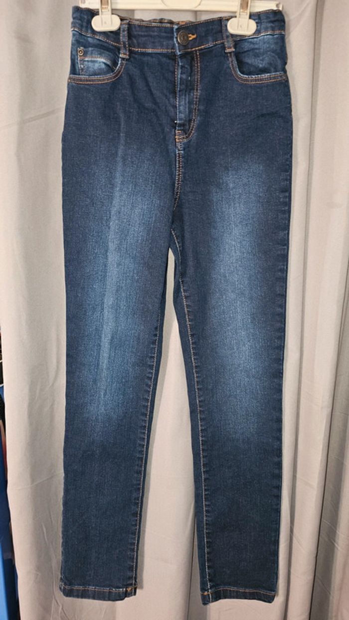 Jean bleu foncé slim vertbaudet taille 12 ans