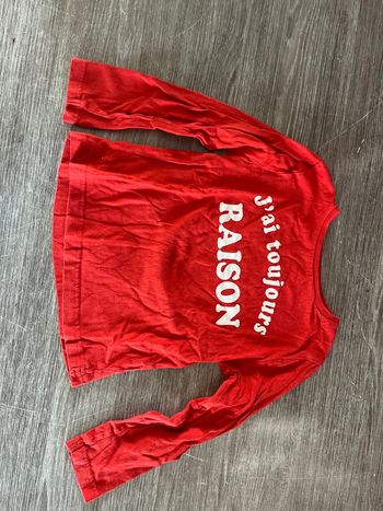 T shirt j’ai toujours raison