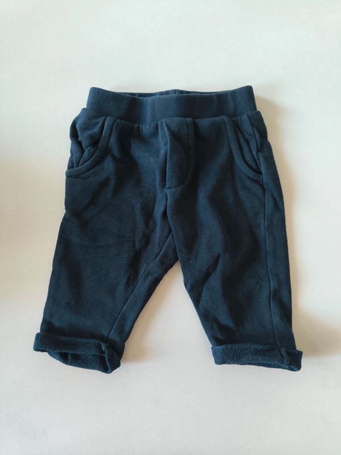 Pantalon bleu marine 3 mois