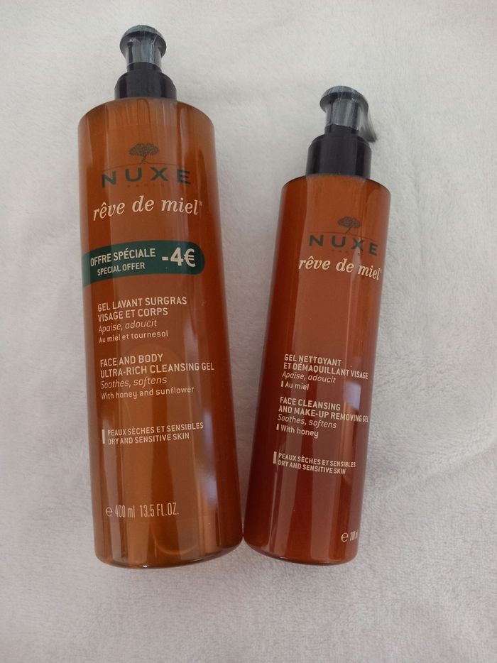 Gel lavant surgras +gel nettoyant nuxe - photo numéro 2