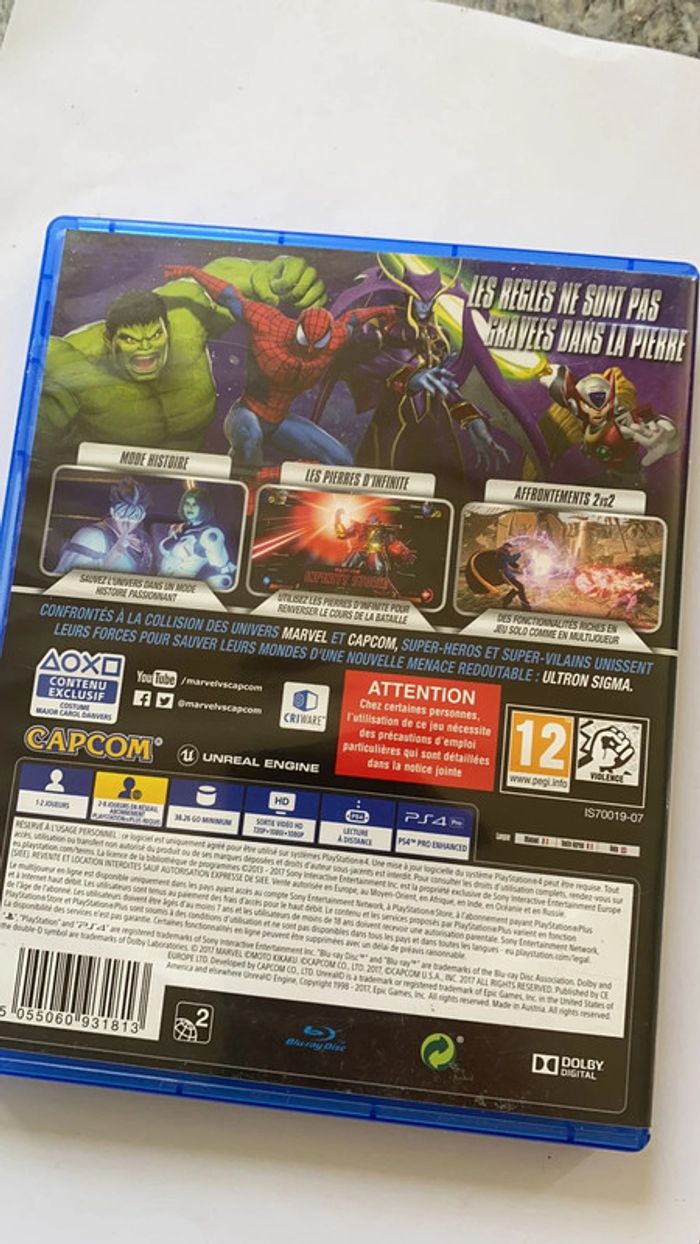 Marvel vs Capcom infinite ps4 - photo numéro 2