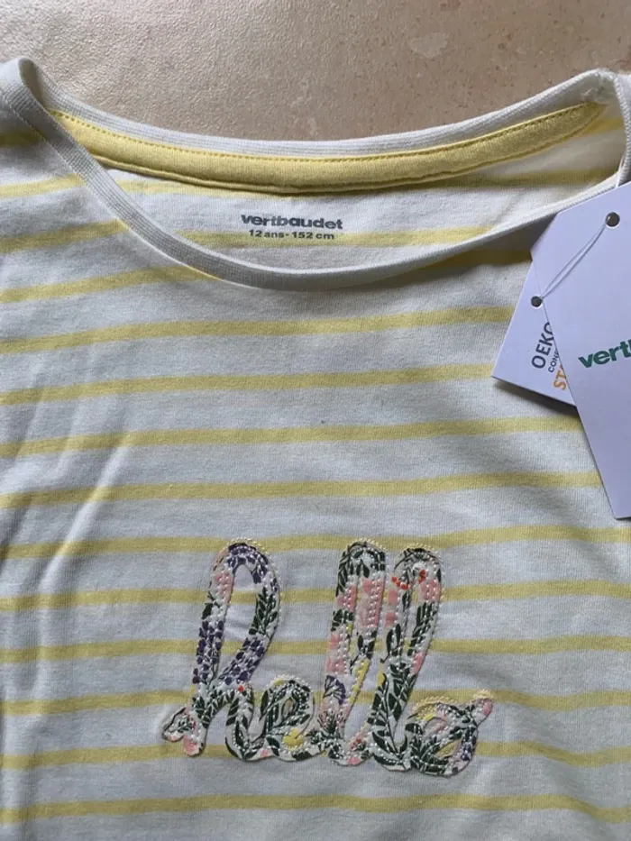 Teeshirt Vertbaudet 12 ans neuf - photo numéro 2