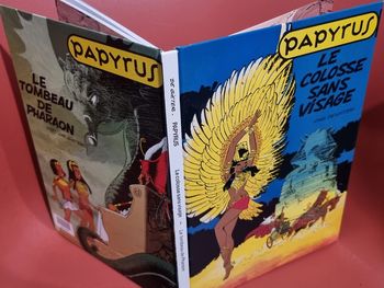 double album bd Papyrus tome 3 et 4  france loisirs bon état
