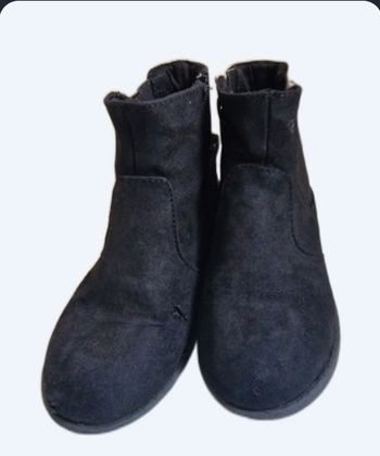 Jolies bottines en daim à enfilage facile