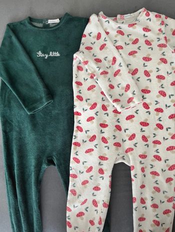 Lot de deux pyjamas Monoprix (18M)