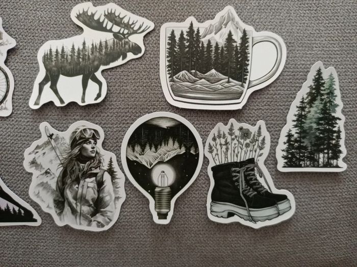 Stickers noirs et blancs - photo numéro 5