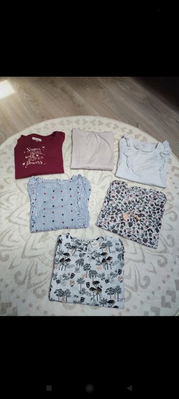 Lot de 6 hauts manche longues en 10 ans