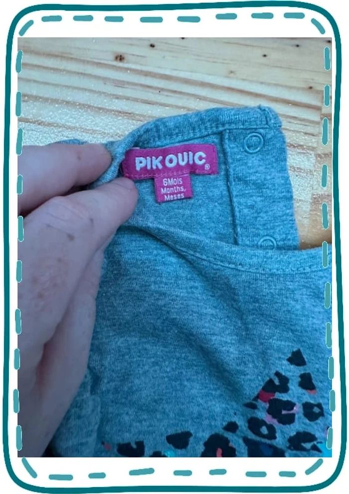 T-shirt manche longue 6mois - photo numéro 2