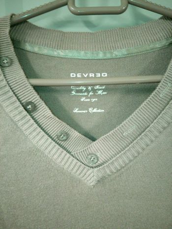 Pull en V bambou/coton - Devred - M