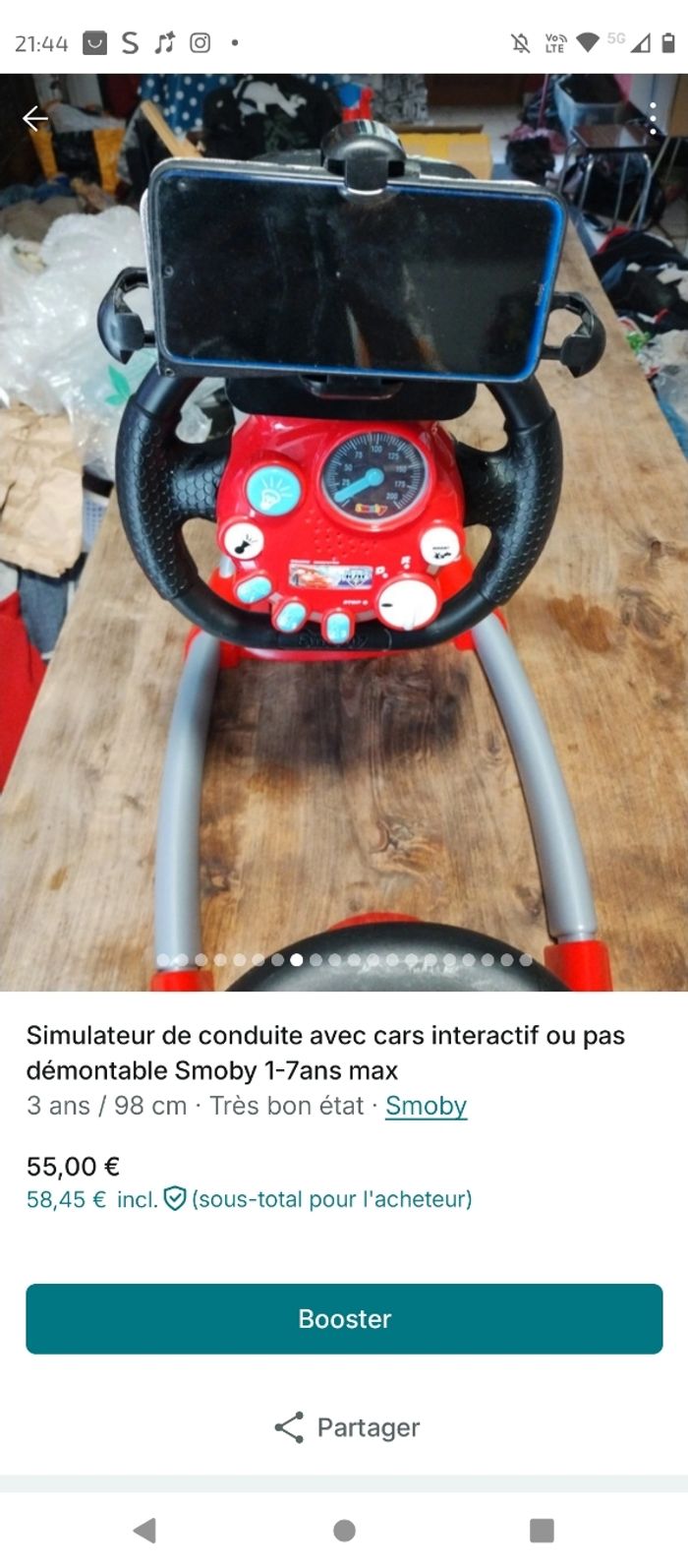 Simulateur cars interactif complet 2-6 ans - photo numéro 2