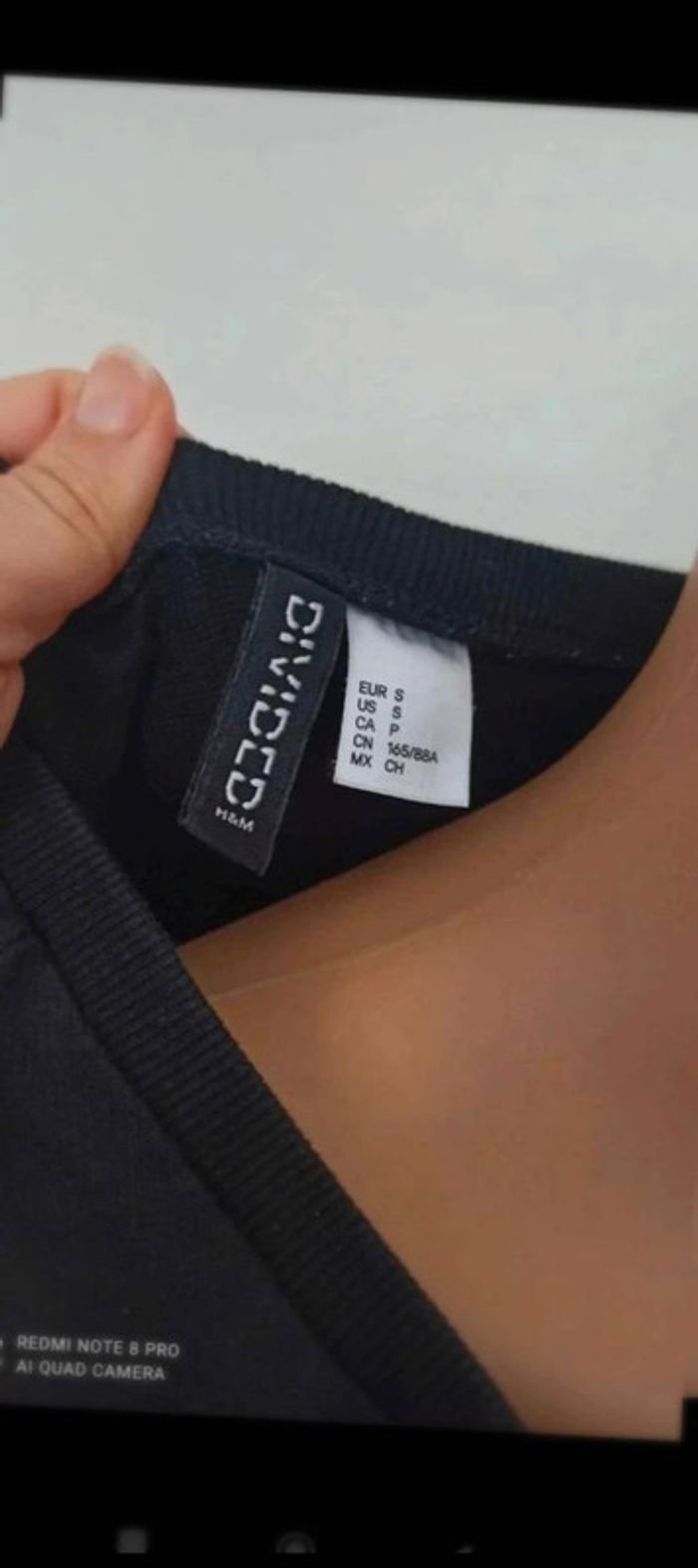 Sweat noir taille s hetm - photo numéro 3