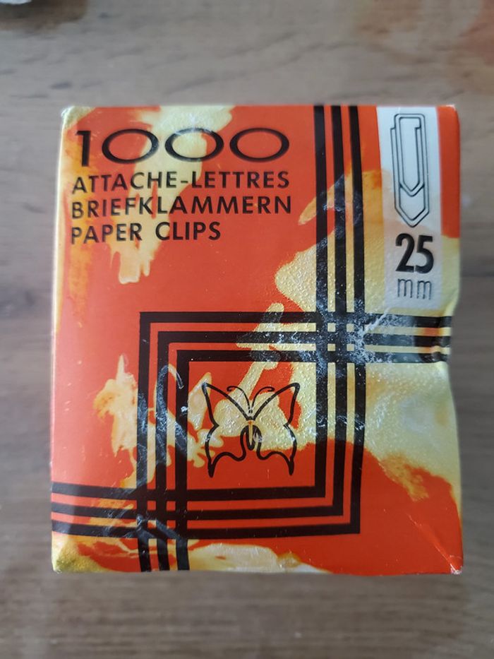 lot de 1000 trombones 25 mm - photo numéro 3