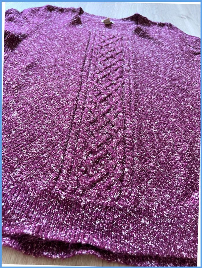 Pull torsadé Femme L.L. Bean Bordeaux Taille M - photo numéro 11