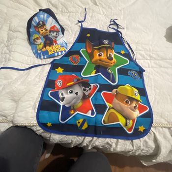 Tablier et casquette pat’patrouille