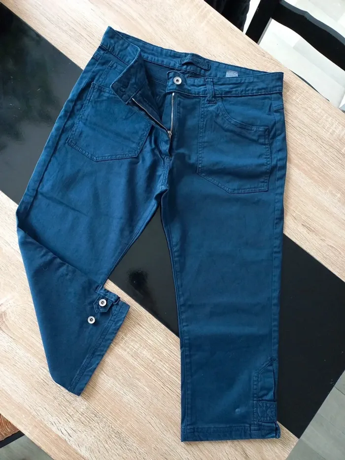 Panta-court bleu T44 - photo numéro 8