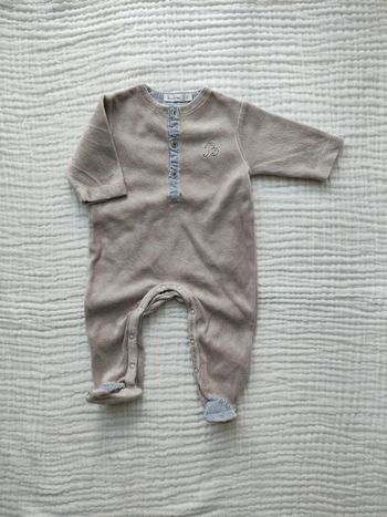 Pyjama bébé "B" 3 mois