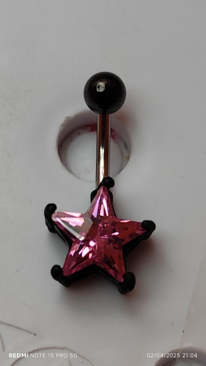 Piercing nombril star neuf - photo numéro 4