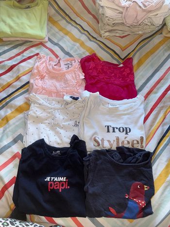 Tee shirt manche longue 18-24 mois