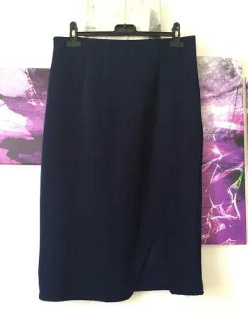 Jupe crayon marine taille 38
