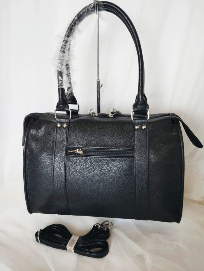 Grand sac de cours noir - photo numéro 4