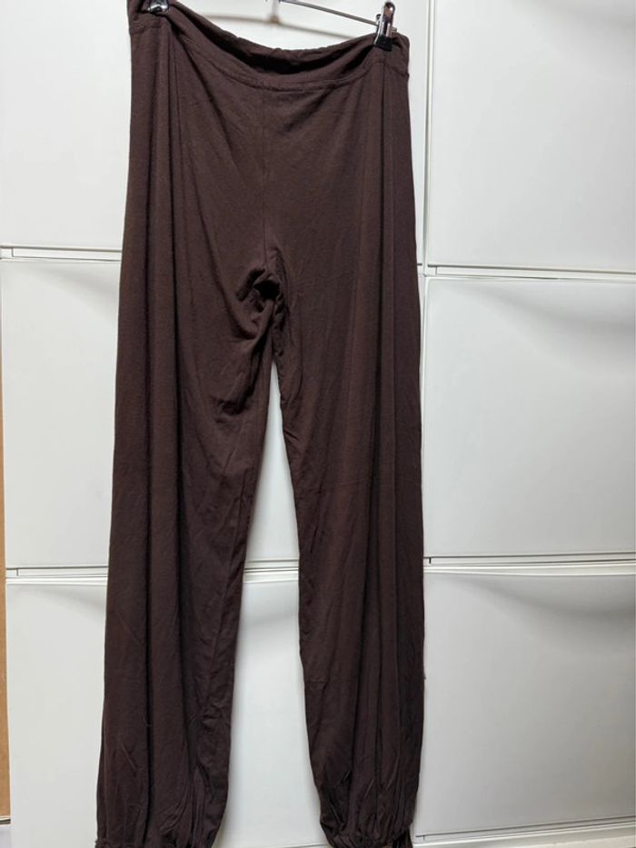 Pantalon large femme marron taille xl - photo numéro 3