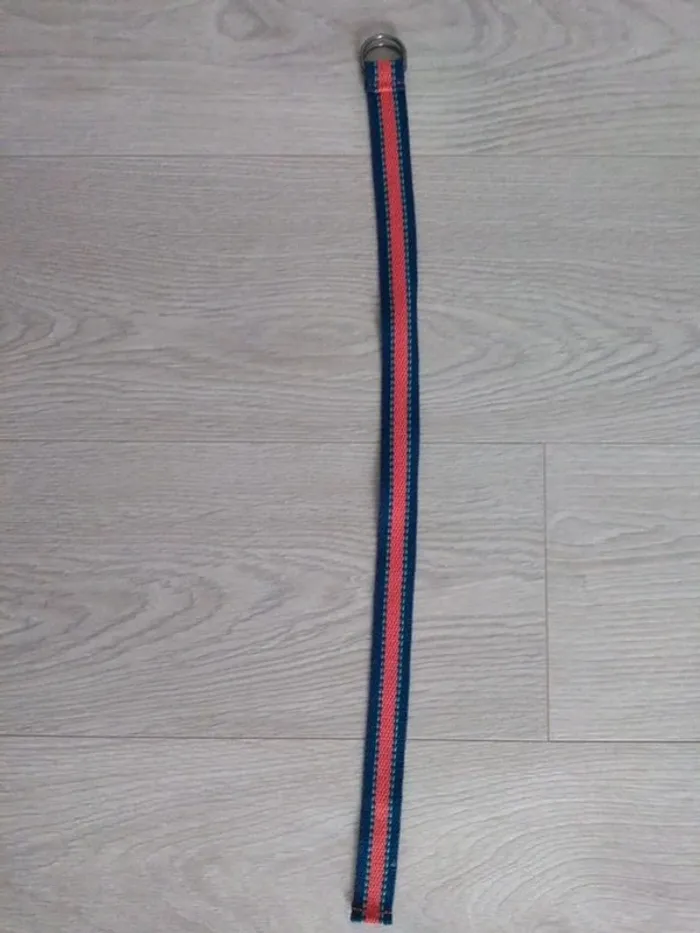 Ceinture garçon 56 cm bleue marine, orange et turquoise - photo numéro 2