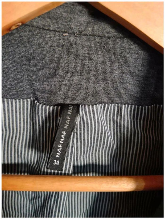 C21 blazer gris NafNaf 34 - photo numéro 3