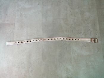 Ceinture beige et rose en toile