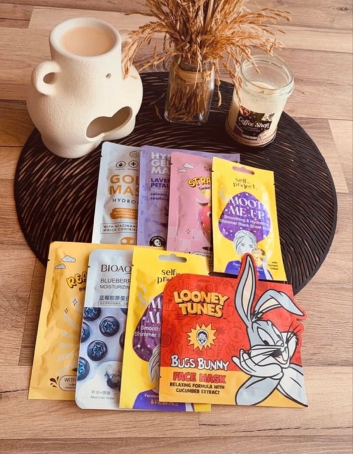 Lot masque visage/yeux/lèvres/cheveux - 20 masques - photo numéro 2