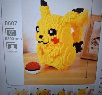 Jeu de construction pikachu