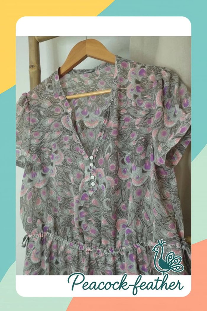 Robe tunique voilage TU - photo numéro 3