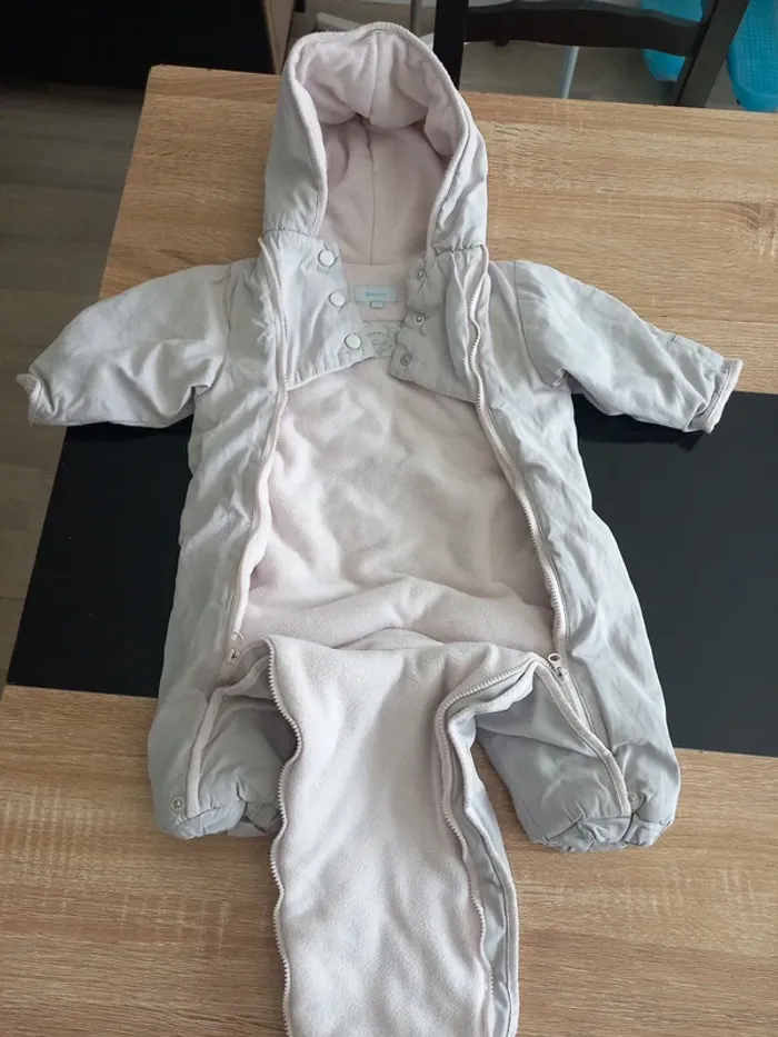 Combinaison bébé chaude 1/3 mois - photo numéro 3