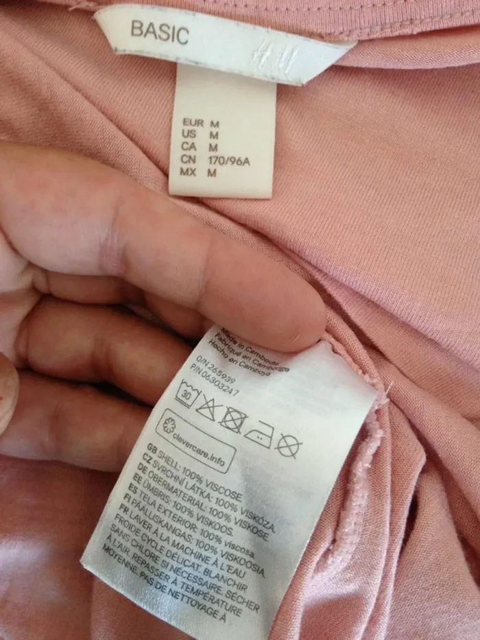 Robe fluide col V manches courtes 38 H&M - photo numéro 5