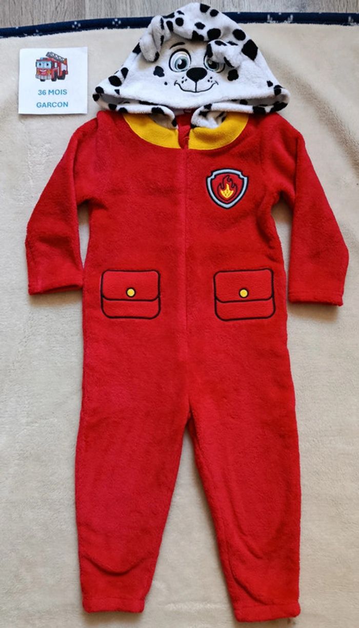 Pyjama chaud ou surpyjama 2-3 ans pat patrouille