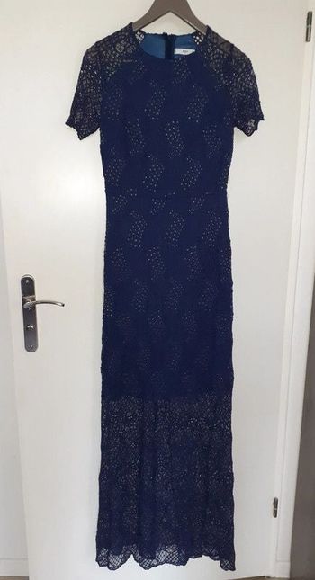 Robe longue dentelle