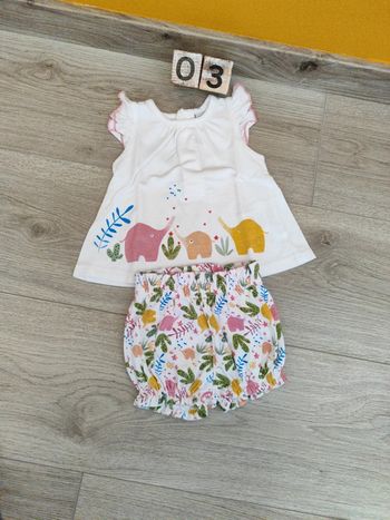 Ensemble éléphant. 3 mois
