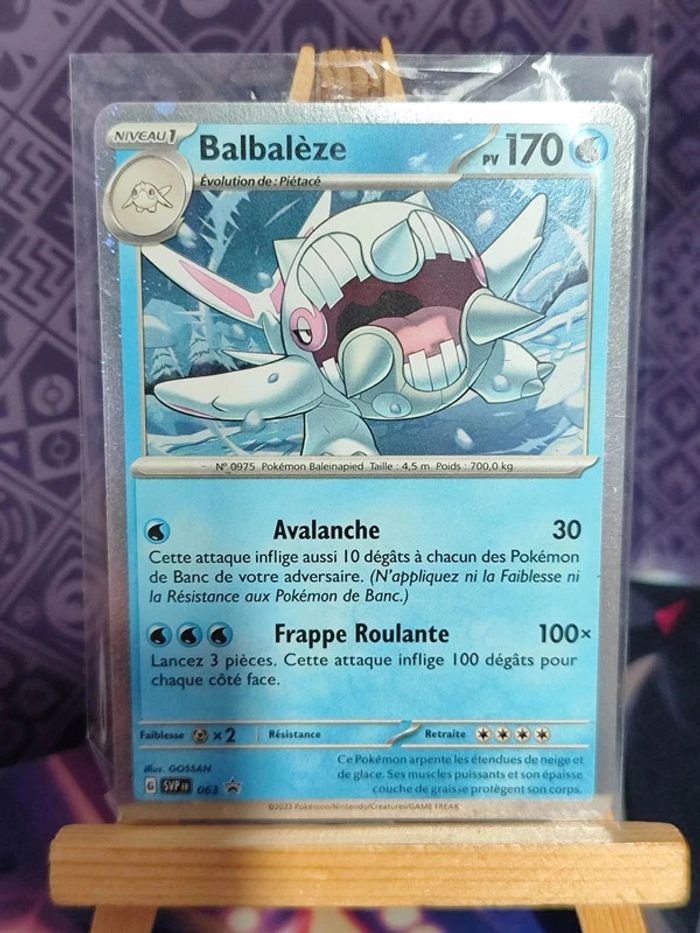 Balbalèze promo holo 63 svp écarlate et violet