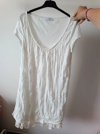 Robe tunique t-shirt blanche - Pimkie - taille M - neuf