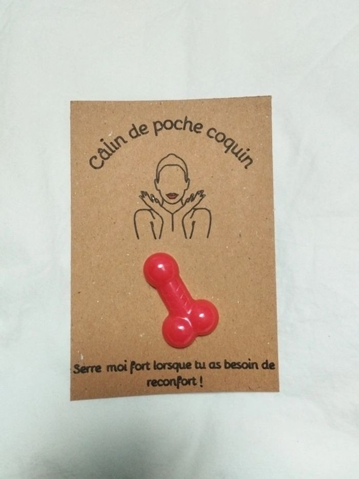 Câlin de poche zizi coquin humour st valentin