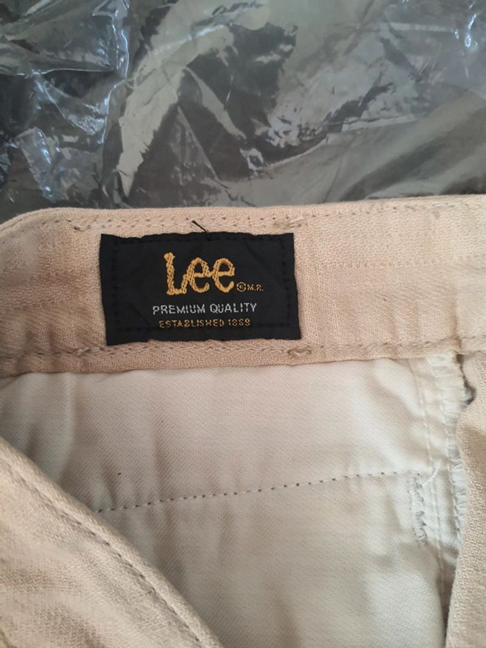 Mini jupe Beige Lee taille S - photo numéro 5